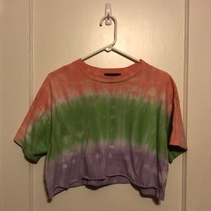 Forever 21 Tie Dye Crop Top